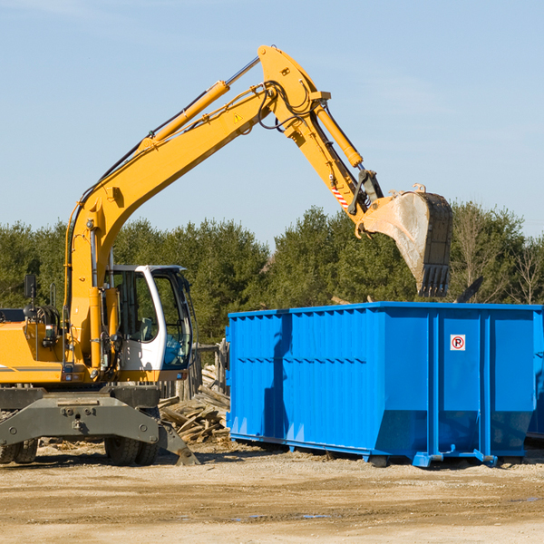 can i choose the location where the residential dumpster will be placed in Buena Vista CO